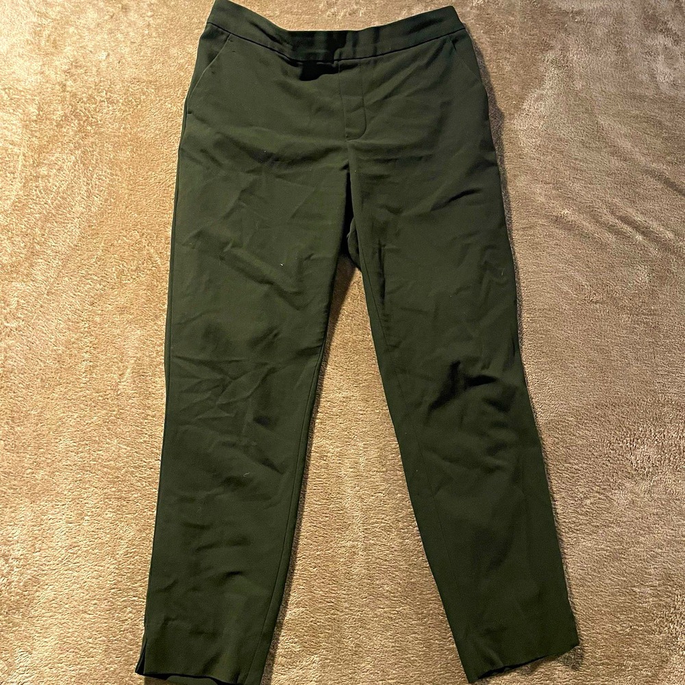 Banana Republic Pants Womens 8 Hayden Olive Green Pull On Stretch Straight Leg